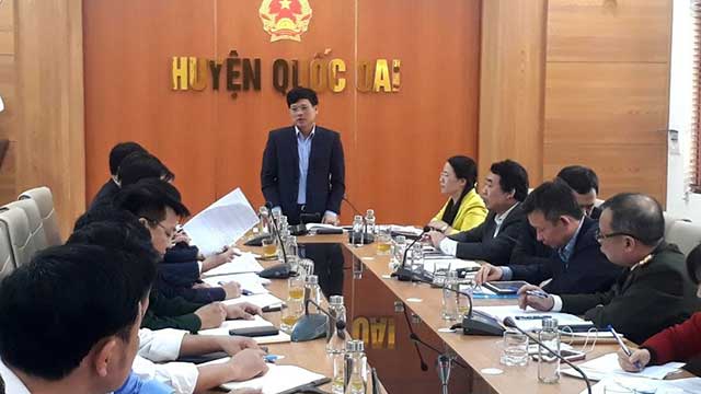 Tập đoàn Vingroup trao đổi nghiên cứu các dự án tại huyện Quốc Oai cùng Bí thư Huyện ủy, Chủ tịch UBND